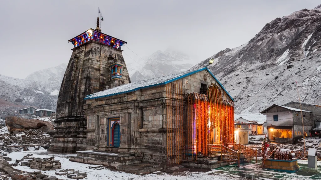 Kedarnath during winter